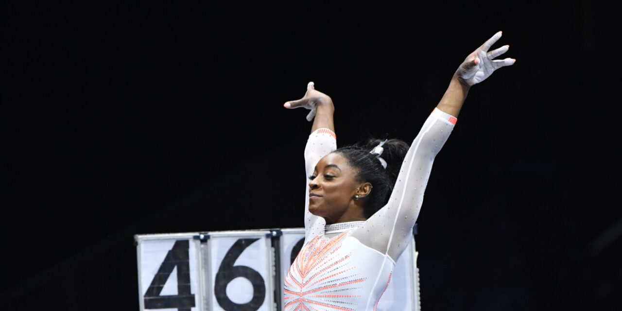 Biles made history on vault—the internet had thoughts
